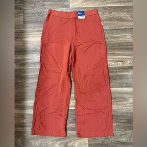 Old Navy Terracotta High-Rise Wide Leg Trousers